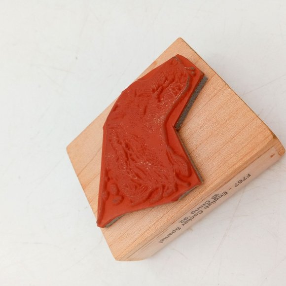 English Cocker Spaniel Rubber Stamp Dog 1992 Thats All She Stamped Crafting Pape - Picture 4 of 7